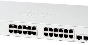 Cisco Catalyst 1300, 24-Port Managed Switch with 24 Gigabit Ethernet and 4 Gigabit SFP+ Ports