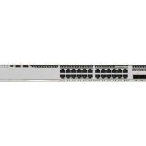 Cisco Catalyst 9200L, 24-Port Managed Switch with 24 Gigabit Ethernet PoE+ and 4 SFP+, 370W Power Budget Ports, Network Advantage