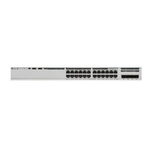 Cisco Catalyst 9200L, 24-Port Managed Switch with 8 MultiGigabit Ethernet, 16 GE PoE+ and 4 SFP+, 370W Power Budget Ports, Network Advantage