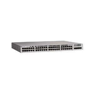 Cisco Catalyst 9200L, 48-Port Managed Switch with 12 MultiGigabit Ethernet, 36 GE PoE+ and 4 SFP+, 740W Power Budget Ports, Network Advantage