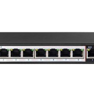 D-Link 10-Port Unmanaged PoE Switch with 8 PoE RJ45 and 2 Uplink Ports
