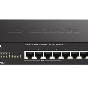 D-Link 8-Port Gigabit Smart Managed PoE Switch with 4 RJ45 and 4 PoE Ports
