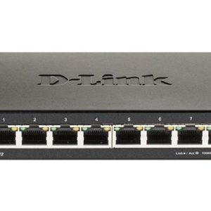 D-Link 8-Port Gigabit Smart Managed Switch with 8 RJ45 Ports