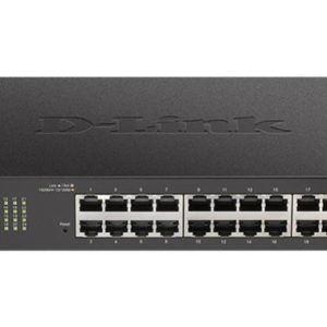 D-Link 24-Port Gigabit Smart Managed Switch with 24 Mbps Ports