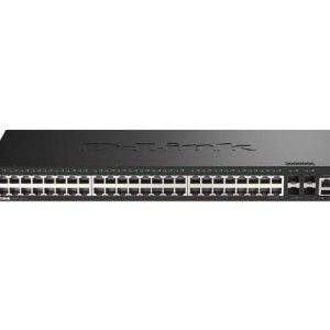 D-Link DGS-1530-52, 52-Port Stackable Smart Switch with 48 (1G) and 4 (10G) SFP+ Ports