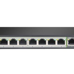 D-Link 10-Port Unmanaged PoE Switch with 8 RJ45 PoE and 2 Uplink Ports