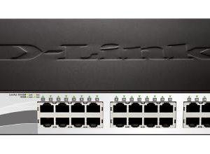 D-Link 28-Port Gigabit Smart Managed Switch with 24 BRJ45 and 4 GbE/SFP Combo Ports