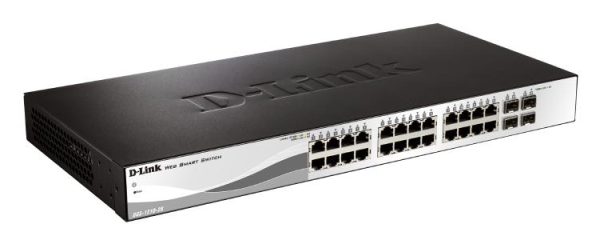 D-Link 28-Port Gigabit Smart Managed Switch with 24 BRJ45 and 4 GbE/SFP Combo Ports - Image 2