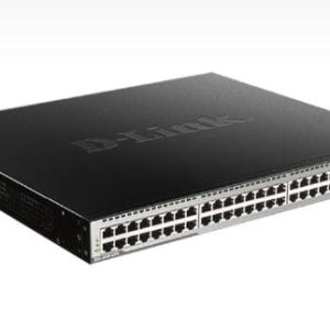 D-Link DGS-3630, 52-Port Stackable Managed Switch with Standard Image, 44 BASE-T PoE, 4 Combo BASE-T PoE/SFP and 4 (10G) SFP+ Ports