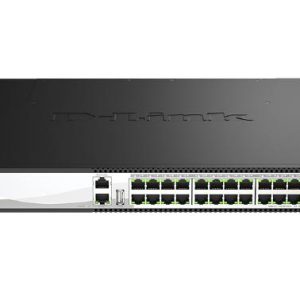 D-Link DXS-3130-28P, 28-Port Managed Switch with 24 10G/MultiGig PoE (60W)  and 4 (25G) SFP28 Ports, 790W