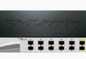 D-Link DXS-1210, 12-Port 10 Gigabit Ethernet Smart Managed Switch with 10 SFP+ and 2 BASE-T (100M/1G/2.5G/5G/10G)/ SFP+ Combo Ports