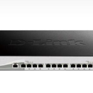 D-Link DXS-1210, 16-Port 10 Gigabit Ethernet Smart Managed Switch with 12 BASE-T, 2 SFP+, 2 (10G) BASE-T/SFP+ Combo Ports