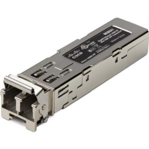 Cisco MGBSX1 Gigabit Ethernet 1000BASE-SX SFP Transceiver for Multi-Mode Fibre, 850 nm wavelength, supporting distances up to 500 metres