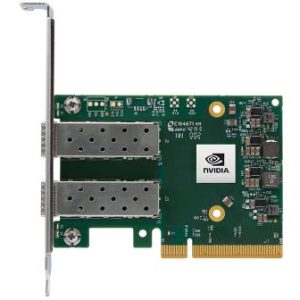 ConnectX-6 Lx EN adapter card, 25GbE, Dual-port SFP28, PCIe 4.0 x8, No Crypto, Tall Bracket