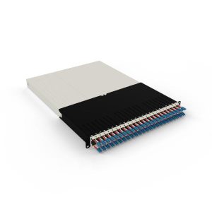 Patchbox.One 30RU OS2 LC-LC Fiber Optic Cable Management System, Includes 24x 30RU OS2 LC-LC Casettes, 3x Patchcatch Pairs & 1x Mounting Rail Pair