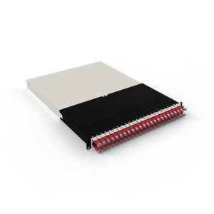 Patchbox.One 30RU STP Red Cat6A Cable Management System, Includes 24x 30RU Red Casettes, 3x Patchcatch Pairs & 1x Mounting Rail Pair