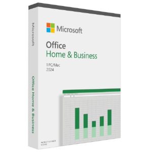 Microsoft Office Home & Business 2024 - (Retail Box) 1 User 1 Device - Medialess