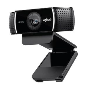 Logitech Webcam HD Pro C922, USB, Monitor Clip, Mini Tripod, H.264,  Stereo Audio.