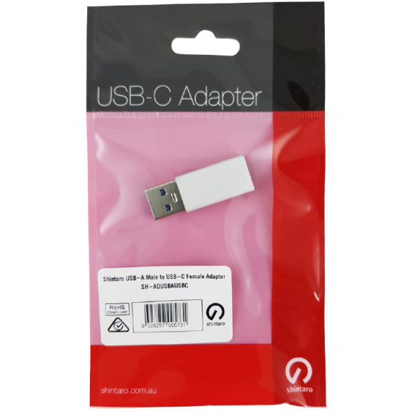 Shintaro USB-A to USB-C Female Adapter - Connect Your USB-C Devices to 4K Monitors, TVs & Projectors - USB 2.0 Compatible - Image 4