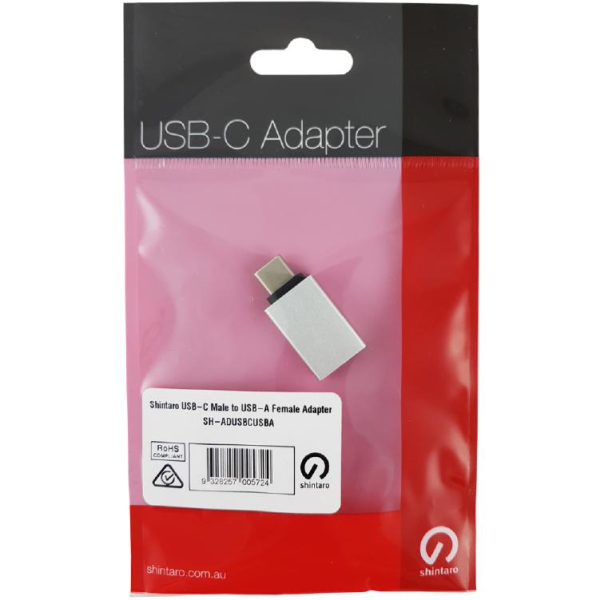 Shintaro USB-C Male to USB-A Female Adapter - Connect Legacy USB-A Devices to USB-C Port - Compatible with USB 2.0, 3.0, 3.1 - Image 4