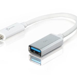 J5create JUCX05 USB-C 3.1 (Male) Type-C to USB-A Type-A (Female) Adapter - Convert or connect USB-C to USB-A accessories