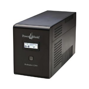 PowerShield PSD1200 Defender 1200VA / 720W Line Interactive Tower UPS with AVR, Hot Swappable Batteries, 2 Year Advanced Replacement Warranty