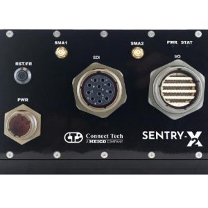 Connect Tech Sentry-X2 Embedded System with NVIDIA Jetson AGX Orin Industrial Module with Passive Cooling, 2 TB NVMe, 4x 3G-SDI inputs, MIL-STD-1553
