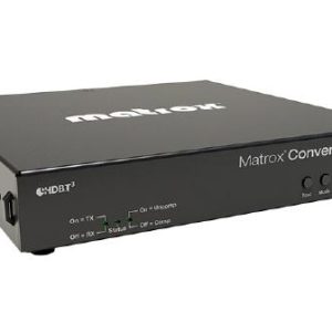 Matrox ConvertIP SRST SMPTE 2110 and IPMX to HDBaseT Encoder/Decoder. 3 YR WTY