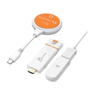 J5create JVAW62T76MAX ScreenCast USB-C Wireless Display Extender Max for iOS / Android / macOS / iPadOS / Windows/ Chrome OS Compatible