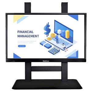 TouchBoard Free Standing Fixed Height System. VESA to 1200 x 600mm. Supports panels up to 136kg. Black.