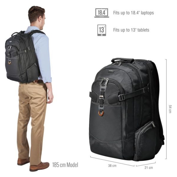 Everki Business 120 Travel Friendly Laptop Backpack up to 18.4-Inch - Image 2