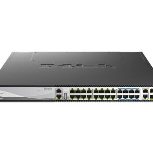 D-Link 30-Port Stackable Multi-Gigabit Managed Switch with 16 (2.5G) PoE, 8 (5G) 6W PoE , 2 (10G) Base-T and 4 (25G) SFP28 Ports