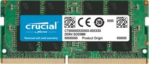 Crucial CT16G4SFRA32A, SODIMM, DDR4 16GB(1x16GB), 3200MHz, CL22, 1.2V, Limited Liftime Warranty (Alternative AD4S320016G22-SGN)