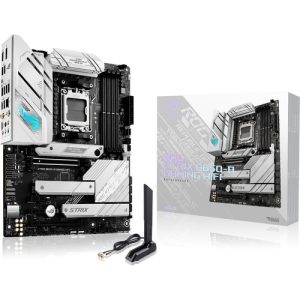 Asus ROG STRIX B650-A GAMING WIFI, ATX, AMD AM5, 4xDDR5, 3xM.2, 4xSATA 6Gb/s, RAID, 4xPCle, 1xHDMI, 1xDP, GbE LAN, Wireless AX+Bluetooth, 5xUSB3.2, 4xUSB2.0, Aura Sync, 3 Year Warranty