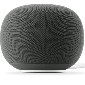 Google Home Speaker - Dark Hazel(GA10554-AU), 1GB/4GB, 360° Sound, Built-in Google Assistant, Smart Home Control, Multi-Room Audio, 2 Years Warranty