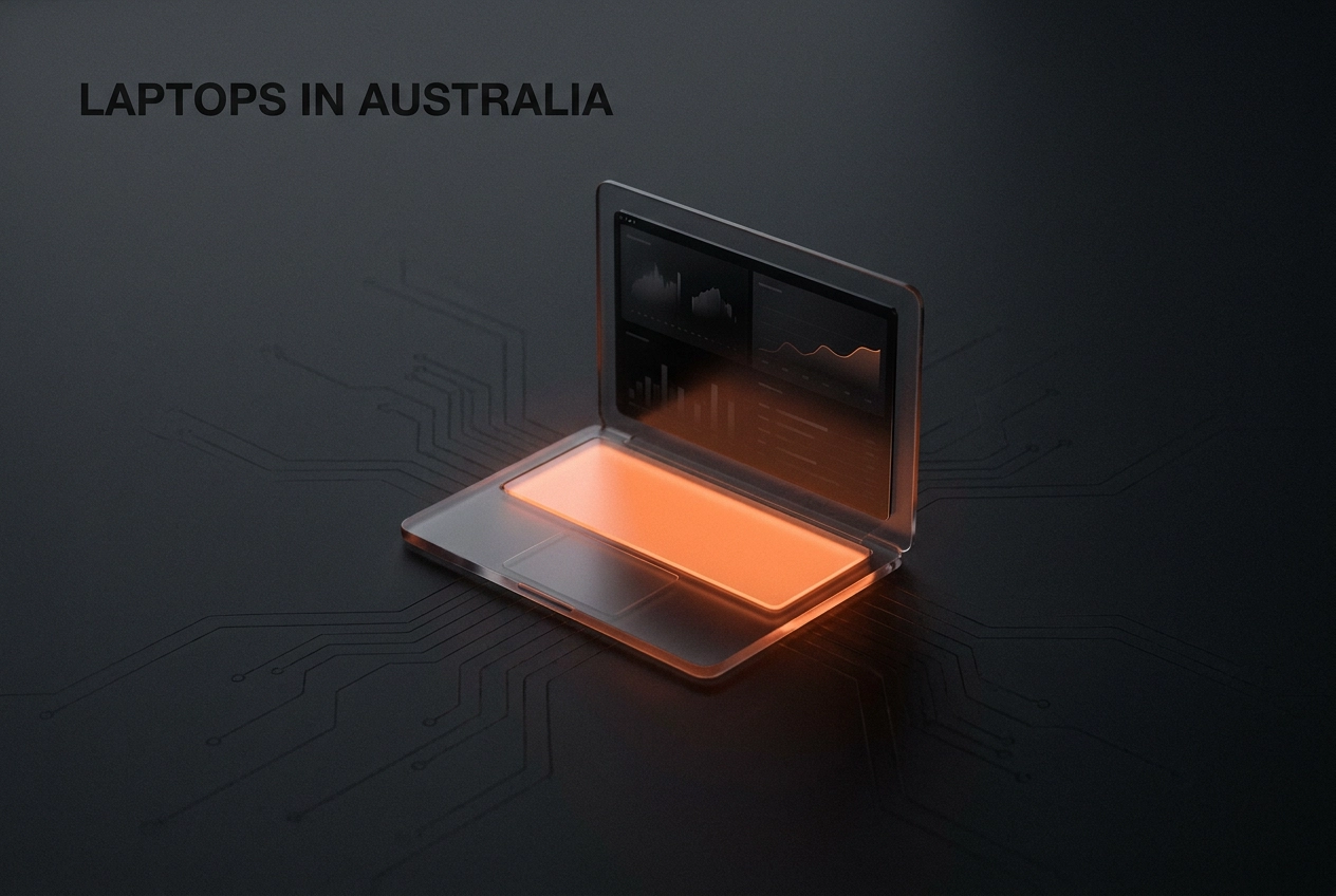 Professional header image for list-based article: Laptops in Australia: A Complete Buying Guide by Use Case