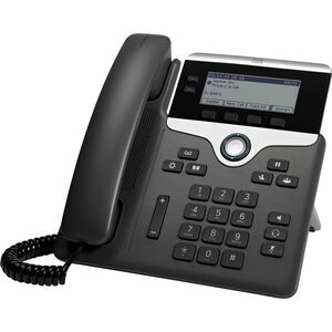 Cisco CP-7821-3PCC-K9=, 7821 IP Phone, 2 Line, 2xRJ-45 Port, Monochrome, Corded, Wall Mountable, 1 Year Warranty
