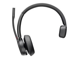 HP/Poly Voyager 4310 UC Bluetooth Mono Headset with Charging Stand & BT700 USB-A Dongle