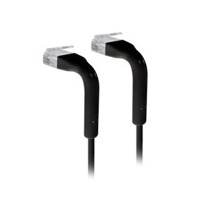 Ubiquiti UniFi Ultra-Thin Cat6 Patch Cable - 0.3m (Black)