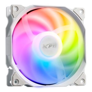 XPG VENTOR120ARGBPWM3C-WHCWW, Vento White ARGB Case Fan 120mm 3 -pack 45.3 CFM 23 dBA, 2 Year Warranty