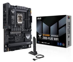 ASUS TUF GAMING Z890-PLUS WIFI LGA1851 ATX Motherboard 192GB,  DDR5, 1 x PCIe 5.0 x16 slots, 4 x M.2 slots, 4 x SATA 6Gb/s