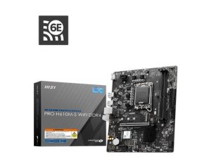 MSI PRO H610M-S WIFI DDR4 Intel LGA 1700 mATX Motherboard