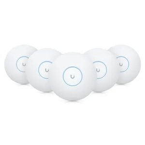 Ubiquiti UniFi WiFi 7 AP, 5 Pack, Ceiling-mount, 6 GHz Support, 2.5 GbE Uplink