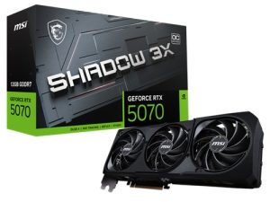 MSI GeForce RTX 5070 12G SHADOW 3X OC Graphics Card