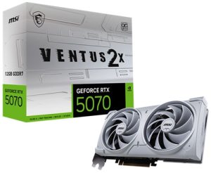MSI VGA GEFORCE-RTX-5070-12G-VENTUS-2X-OC-WHITE