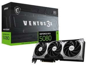 MSI GeForce RTX 5080 16G VENTUS 3X OC Graphics Card