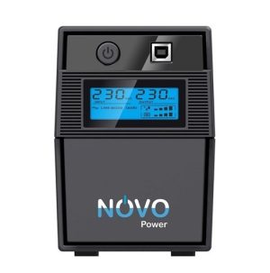 NovoPower LC1200AU, Line Interactive UPS with LCD Display, 1200VA, 600W, Tower, 3 Year Warranty