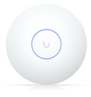 Ubiquiti U7-LR, Ceiling-Mount WiFi 7 Access Point, 5 Spatial Streams, Extended Signal Range, Cover Up to160m², 300+ Devices, Uplink 2.5GbE, 1 Year Warranty