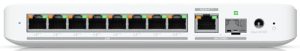 Ubiquiti USW-FLEX-2.5G-8-POE, 8 Port 2.5 GbE PoE++ Switch,10 GbE RJ45/SFP+ Combination Uplink Port, Powered With PoE+++, 1 Year Warranty