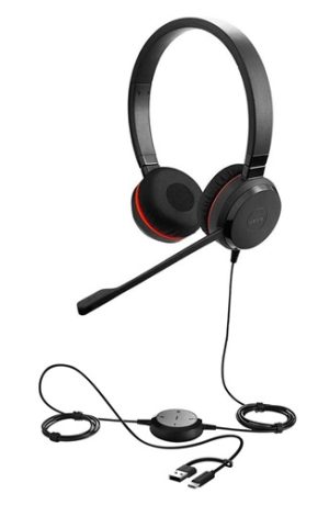 Jabra 5399 823 369, Evolve 30 II MS Stereo Headset, USB C/A, 3.5mm, 2 Year Warranty